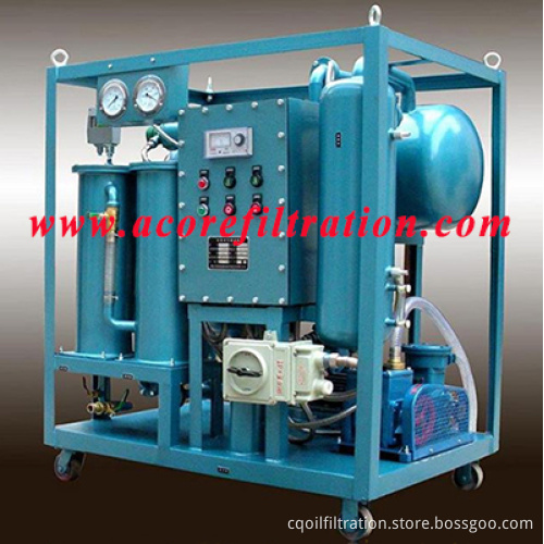 Dual Stages Vacuum Transformer Oil Filtration Machine